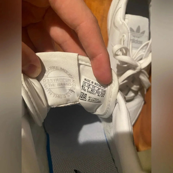 Adidas womens Forum Bold 'Triple White' Sneaker Shoe size 8.5 - Picture 5 of 5